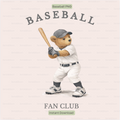 Baseball Bear PNG Design – Instant Download